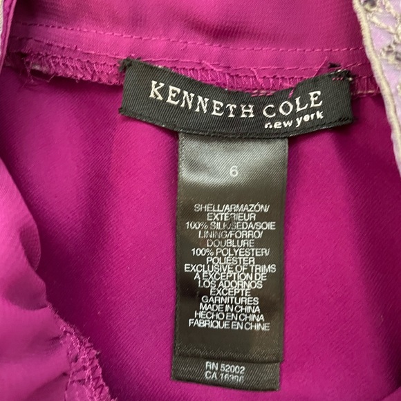 Kenneth Cole Silk Shirt (early 2000) Size 6 - Picture 3 of 5